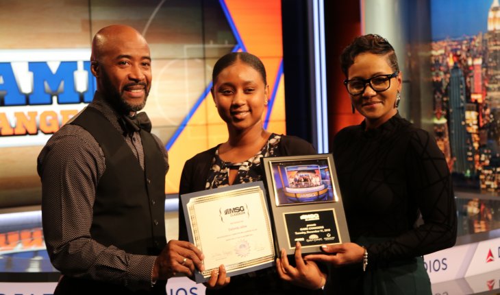 Danny Morris, Participant, Angela Sharpe at MSG Classroom