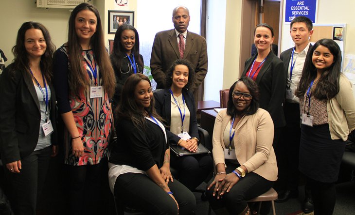 Fostering Youth Success Alliance advocates and New York state assemblymember.