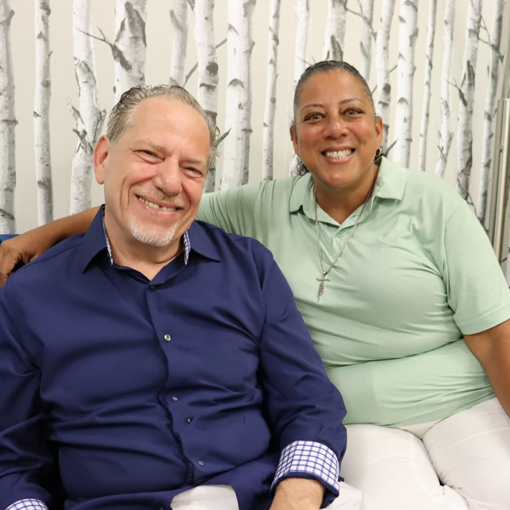 Frances Lopez and David Giordano
