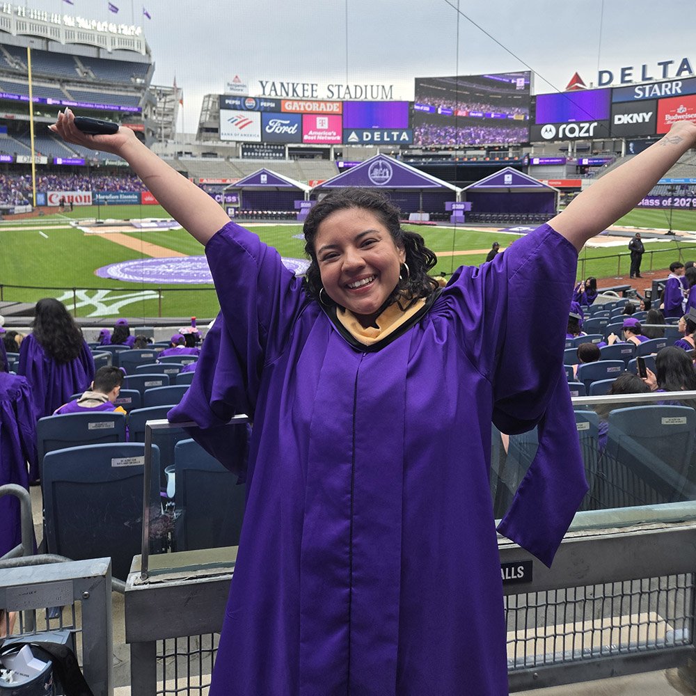 Karina Melendéz NYU graduation