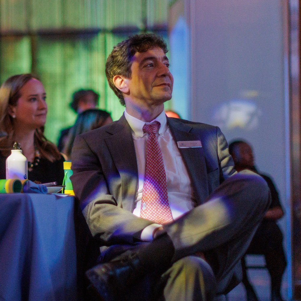 Dr. Raja Flores at the Benefit