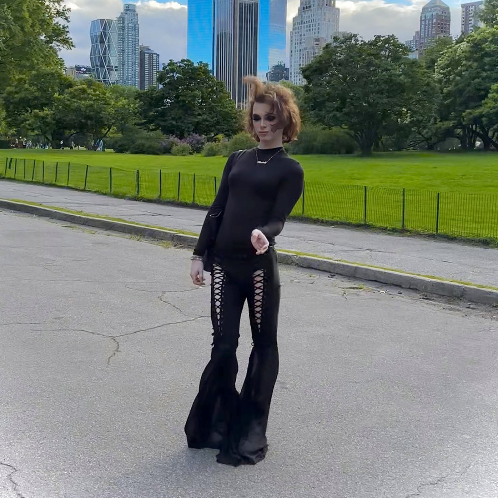 Kimberly Mercedes standing in park