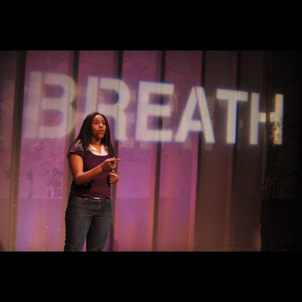 Julissa Contreras on stage
