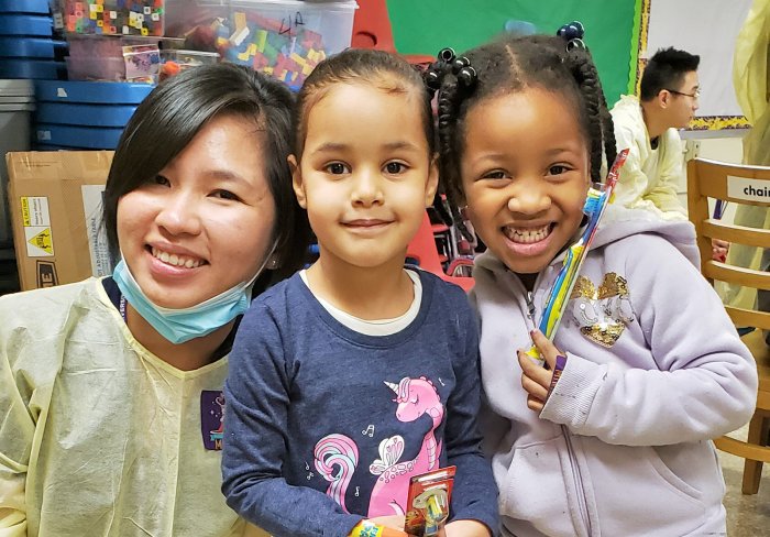 Dental visit to our Early Childhood program