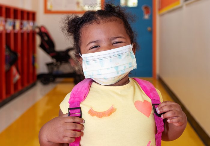 Early Childhood student with backpack