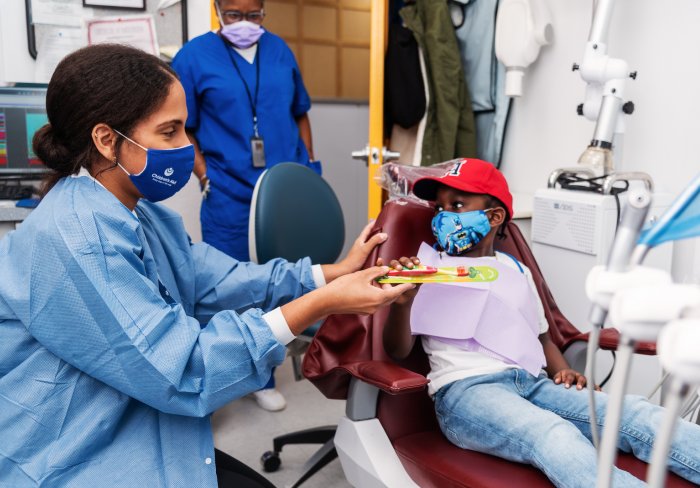 Dental care at Children's Aid