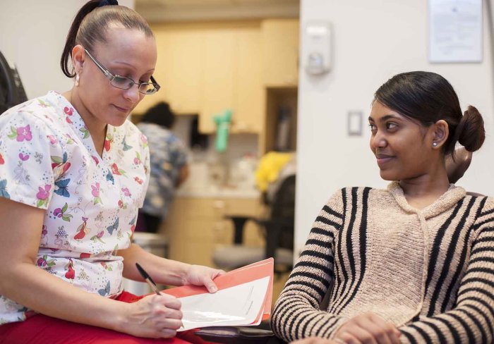 Nurse with Student