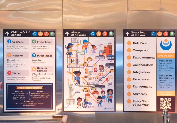 2025 Children's Aid Benefit posters