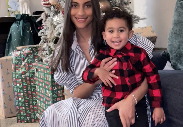 Marlyn Garcia with son