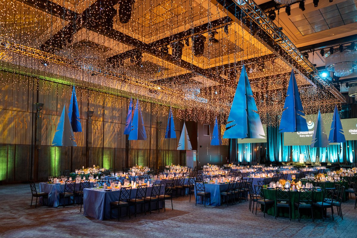 Another shot of the ballroom before guests arrived.