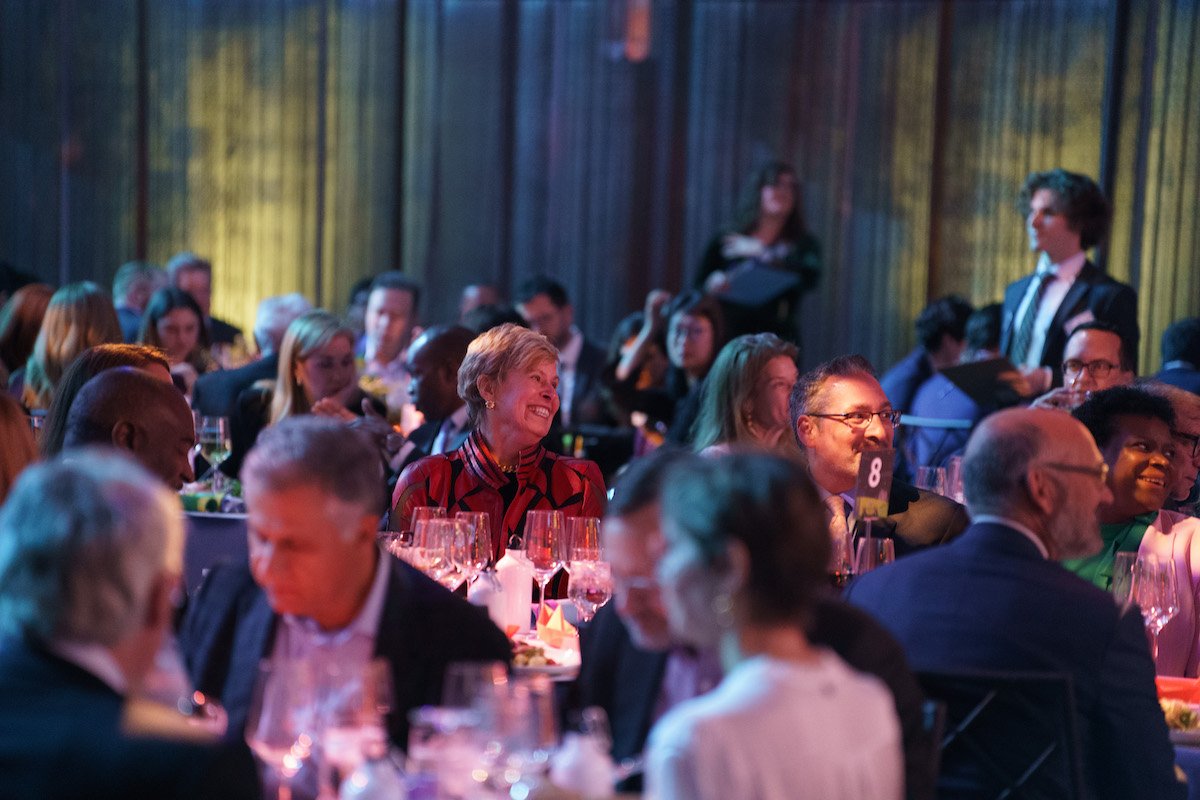 Guests enjoying the dinner program.