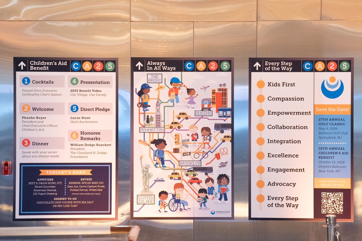 2025 Children's Aid Benefit posters