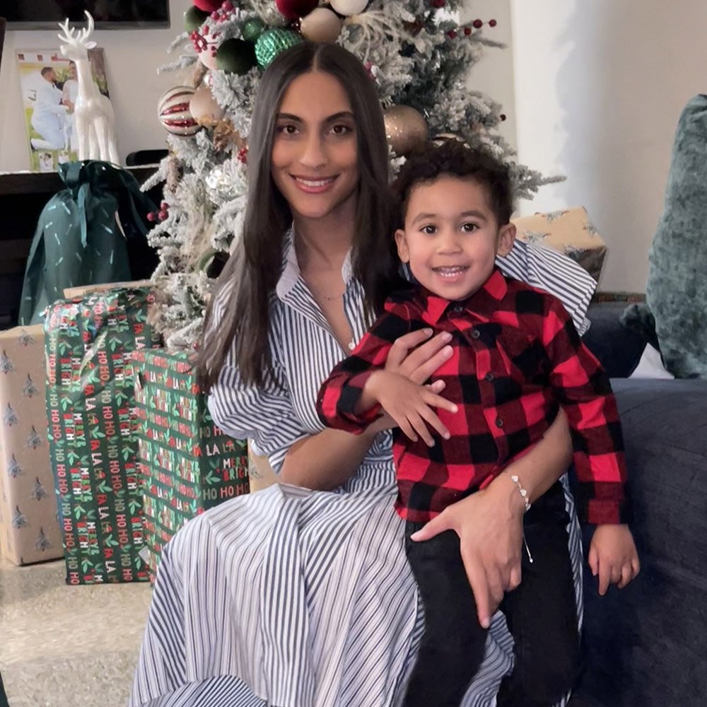 Marlyn Garcia with son
