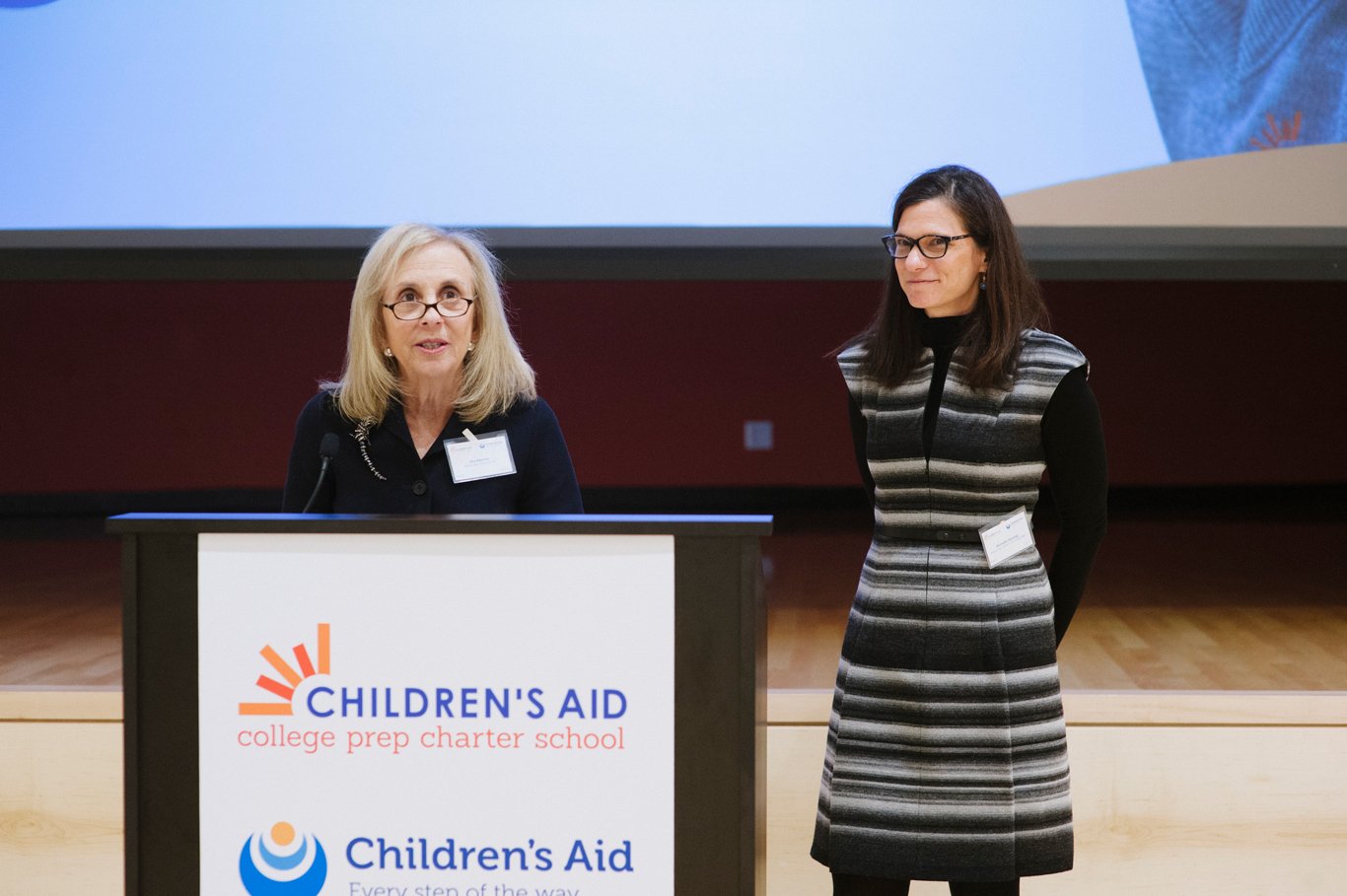 Children's Aid Charter School College Prep Grand Opening - Iris Abrons, Michelle DeLong